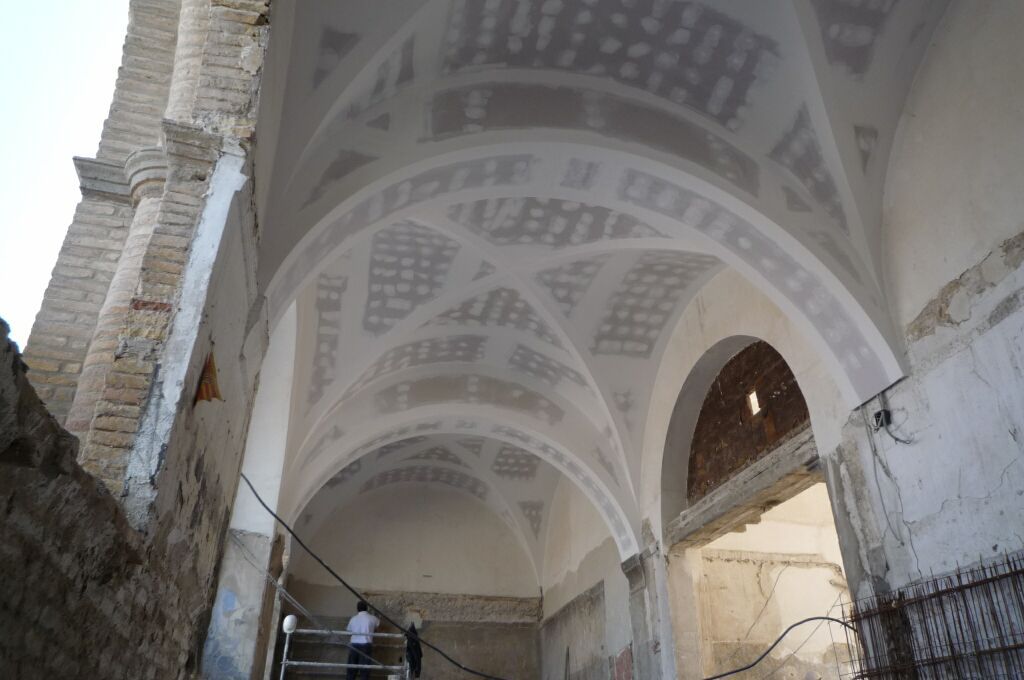 Falso techo Continuo Bóvedas de crucería Convento en La Cartuja Zaragoza