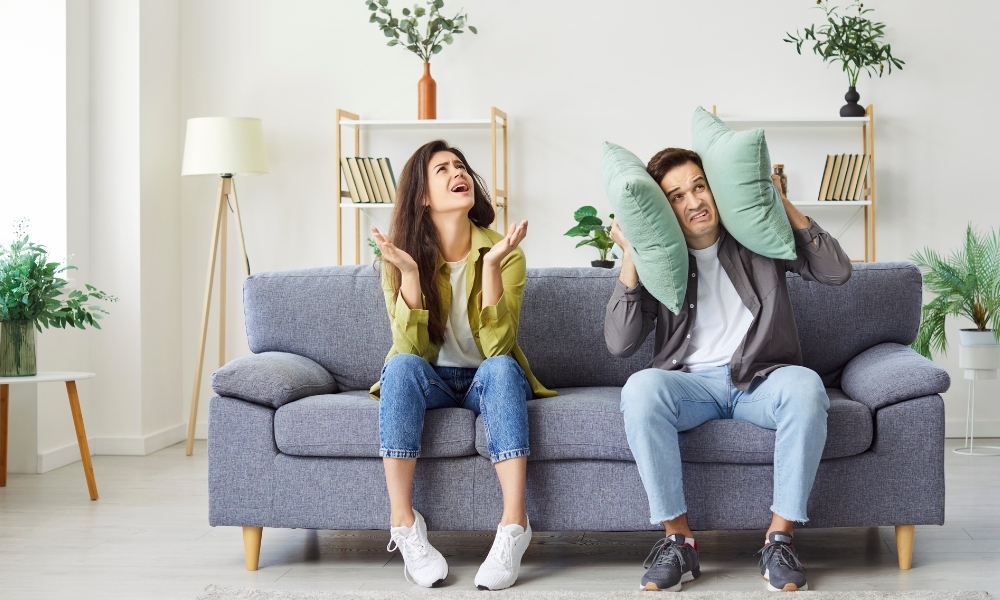 Ruido de impacto. Acaba con el ruido de los vecinos 2 Reves Instalación de pladur, falsos techos y aislamientos térmico acústicos ruido de impacto